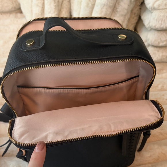 Calpak Black Backpack with Gold Accents main image 4